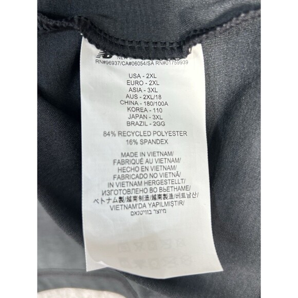 New Balance Women's 2XL Black Lightweight 1/4 Zip Pullover Slim Fit Fast Drying - Picture 10 of 10